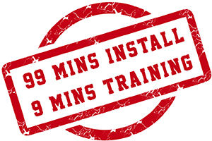 99 min stamp logo